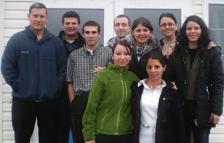 Word of Life Romania Students with Don Closson of Probe (left)