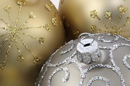 Glittery Ornaments