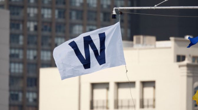 Chicago Cubs W Flag